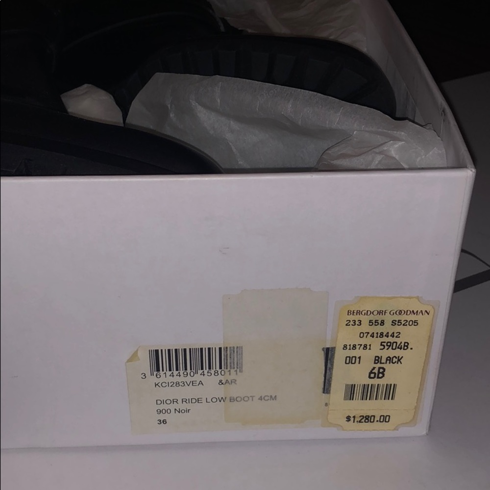 (BRAND NEW) Original Dior Women’s Black Boots - Picture 3 of 8